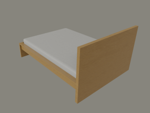 bed frame 3D-Modell