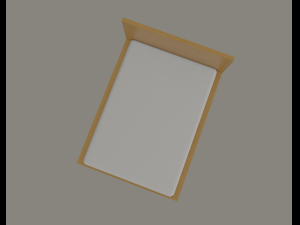 bed frame 3D-Modell