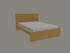 bed frame 3D-Modell