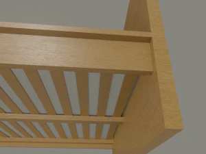 bed frame 3D Model