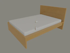 bed frame 3D Model