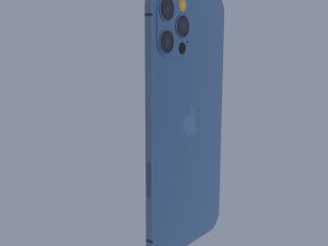 iphone 12 pro blue 3D 모델