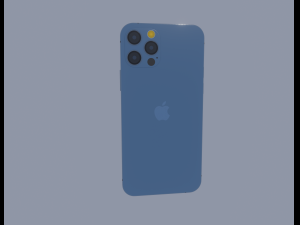 iphone 12 pro blue 3D 모델