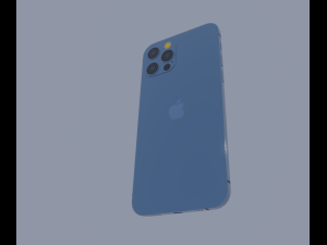 iphone 12 pro blue 3D 모델