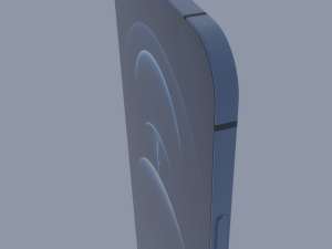 iphone 12 pro blue 3D 모델