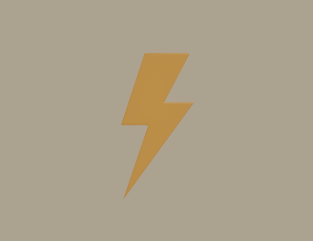 lightning bolt 3D Model .c4d .max .obj .3ds .fbx .stl .blend 