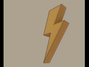 lightning bolt 3D Model