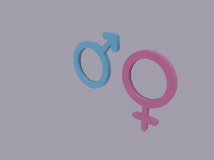 gender symbols 3Dモデル