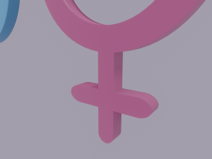 gender symbols 3Dモデル