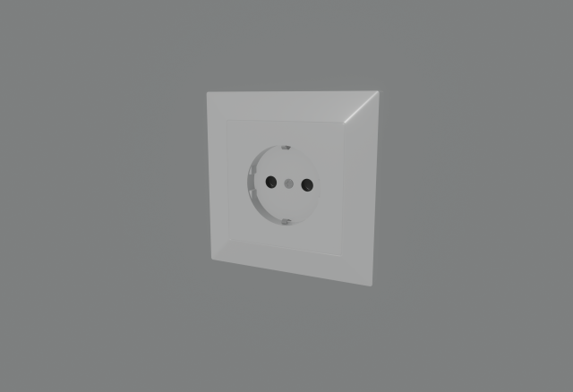 electric socket 3D मॉडल .c4d .max .obj .3ds .fbx .stl .blend 