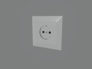 electric socket Modelo 3D