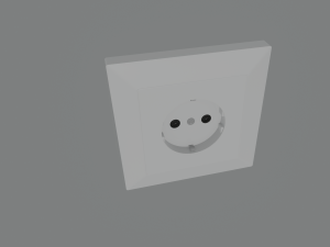 electric socket 3D मॉडल