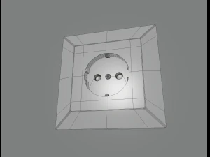 elektrik prizi 3D Model