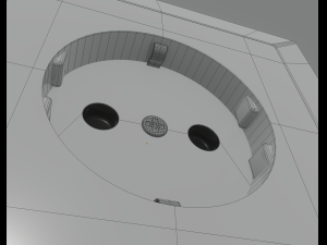 electric socket 3D मॉडल