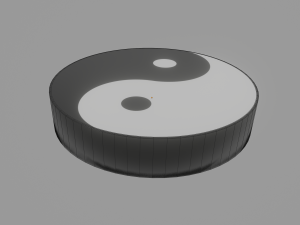 yin and yang 3D Model
