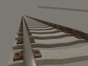 tory kolejowe Model 3D