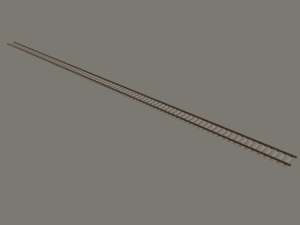railroad tracks 3D Модель