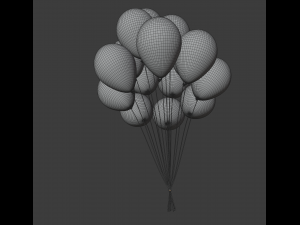 party balloons 3D Модель