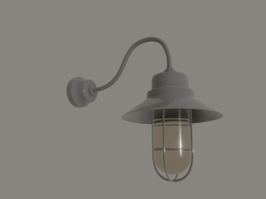 stallamp 3D-Modell