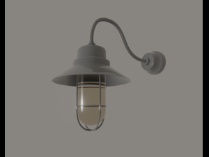 stallamp 3D-Modell