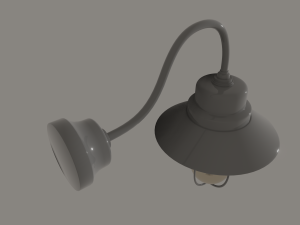 stallamp 3D-Modell