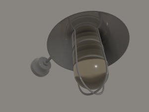 stallamp 3D-Modell