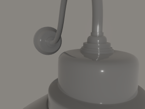 stallamp 3D-Modell