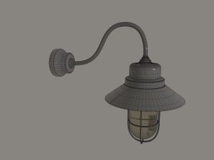 stallamp 3D-Modell
