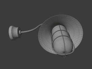 stallamp 3D-Modell
