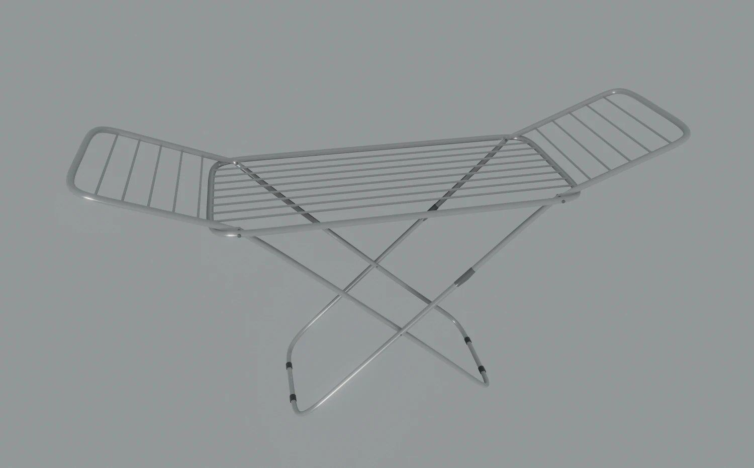 laundry drying rack 3D Model .c4d .max .obj .3ds .fbx .stl .blend 
