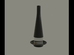 kominek centralny Model 3D