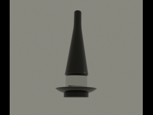 central fireplace 3D Model