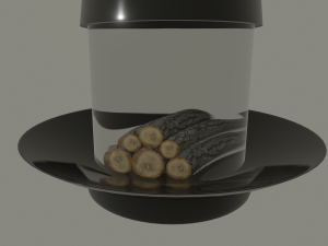 central fireplace 3D Model