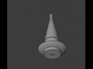 central fireplace 3D Model