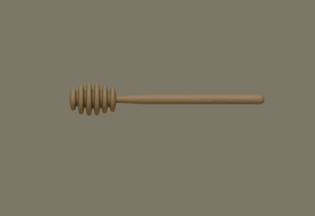 honey dipper 3Dモデル .c4d .max .obj .3ds .fbx .stl .blend