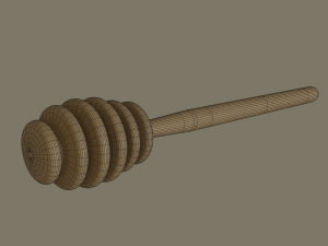 honey dipper 3Dモデル