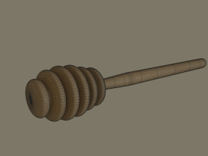 honey dipper 3Dモデル
