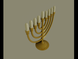 menorah 3Dモデル