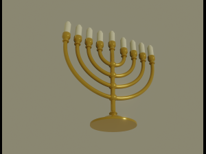 menorah 3Dモデル