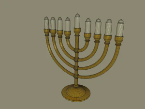 menorah 3D Model