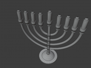menorah 3Dモデル