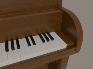 piano 3Dモデル