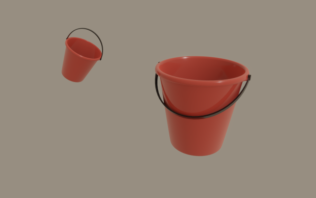 bucket Model 3D .c4d .max .obj .3ds .fbx .stl .blend 