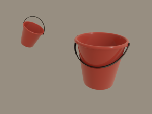 bucket 3D मॉडल