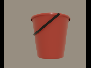 bucket Model 3D