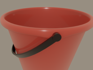 bucket Model 3D