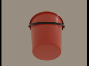 bucket Model 3D