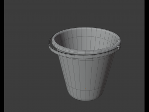 bucket Model 3D