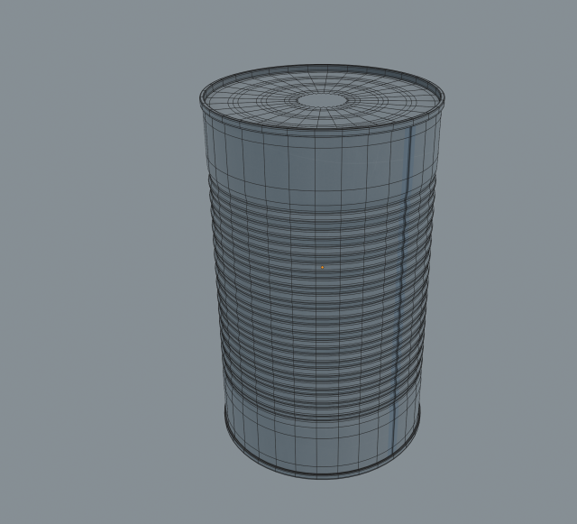 tin can 3D Модель .c4d .max .obj .3ds .fbx .stl .blend 
