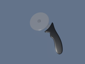 pizza knife Modelo 3D